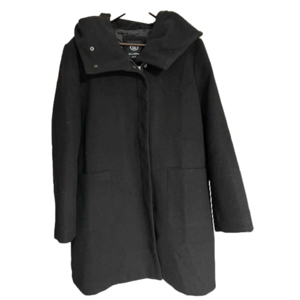 Ellabee Lady’s Black Hooded Jacket Plus Size XXL